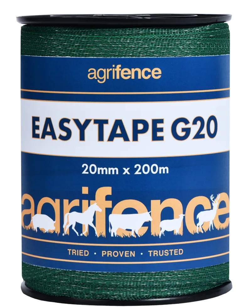 Agrifence Easytape G20 Green Polytape 20mm x 200m